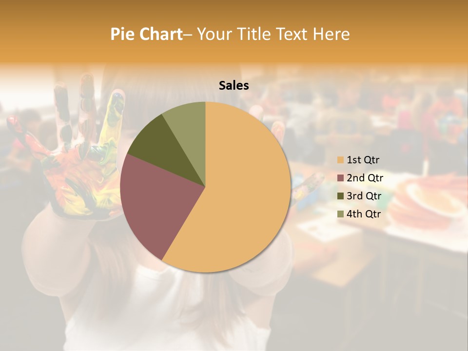Space Cheerful Preschooler PowerPoint Template