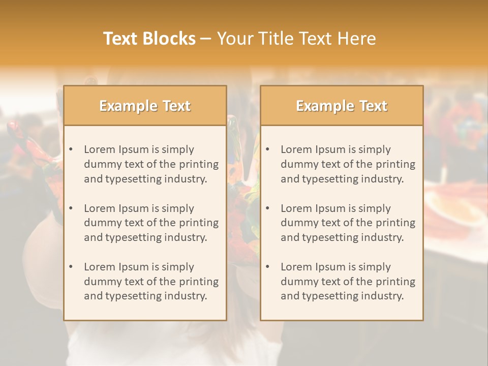 Space Cheerful Preschooler PowerPoint Template