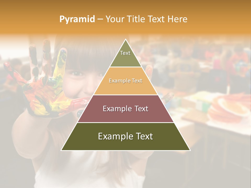 Space Cheerful Preschooler PowerPoint Template