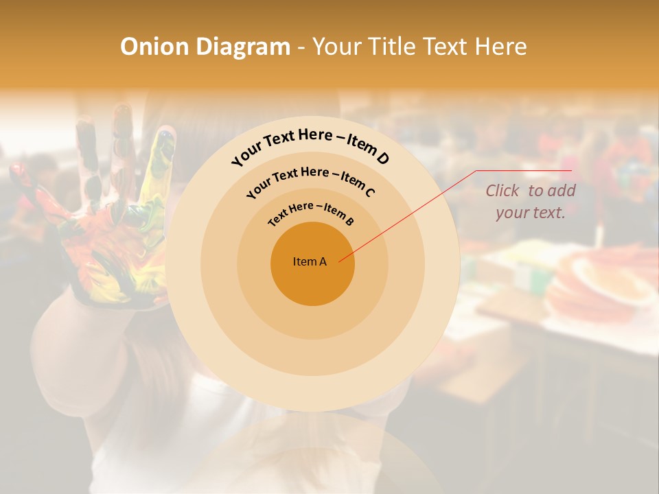 Space Cheerful Preschooler PowerPoint Template