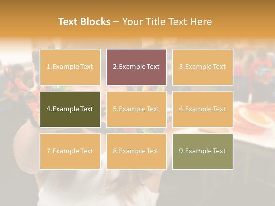 Space Cheerful Preschooler PowerPoint Template