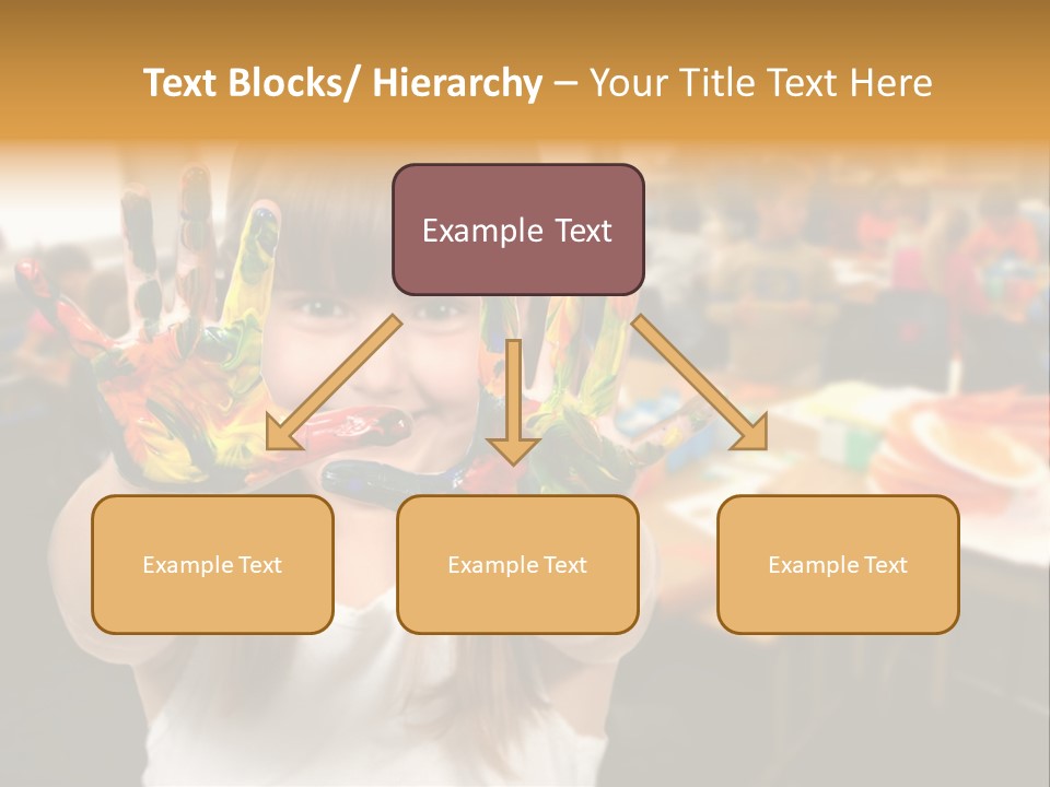 Space Cheerful Preschooler PowerPoint Template