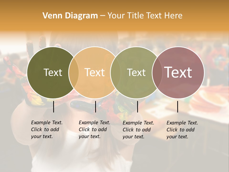Space Cheerful Preschooler PowerPoint Template
