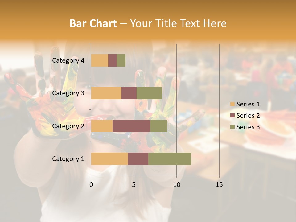 Space Cheerful Preschooler PowerPoint Template