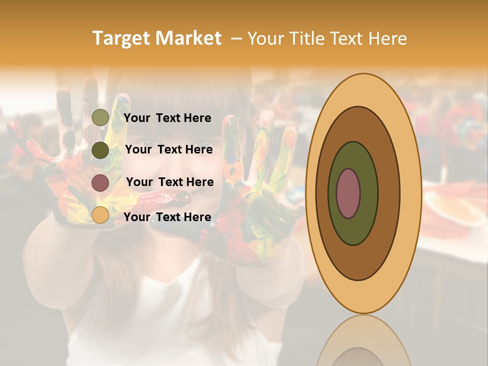 Space Cheerful Preschooler PowerPoint Template