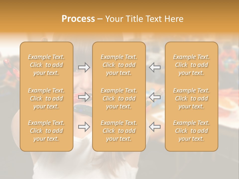 Space Cheerful Preschooler PowerPoint Template