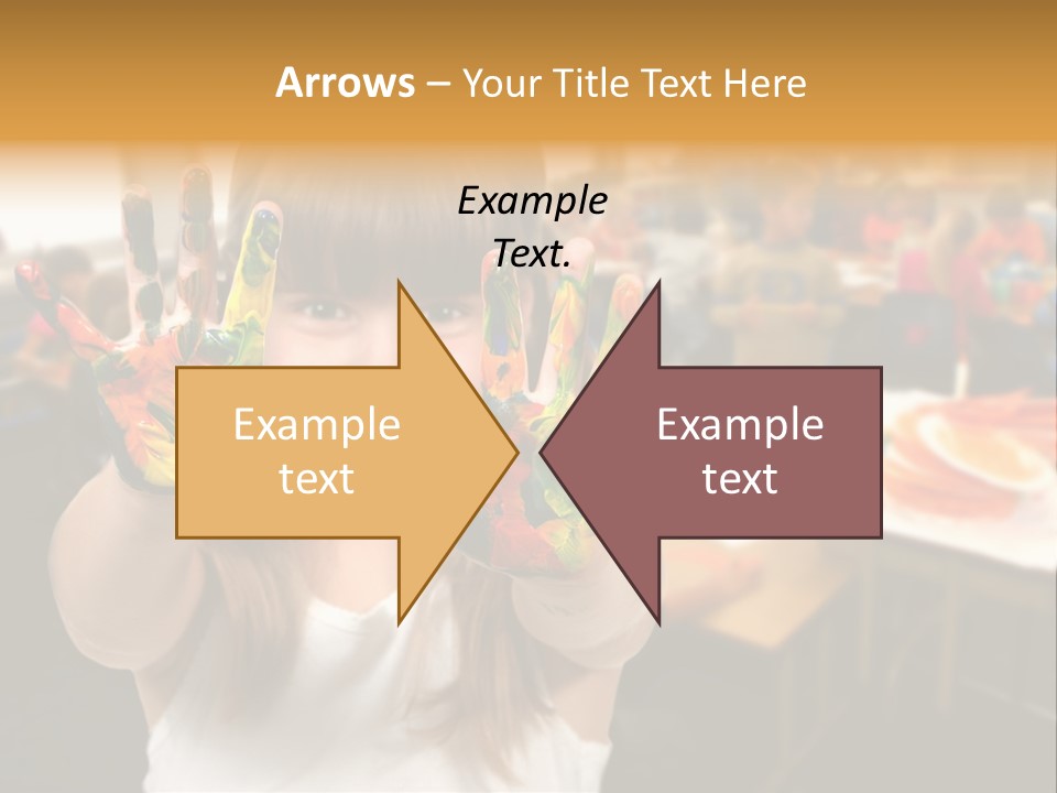 Space Cheerful Preschooler PowerPoint Template