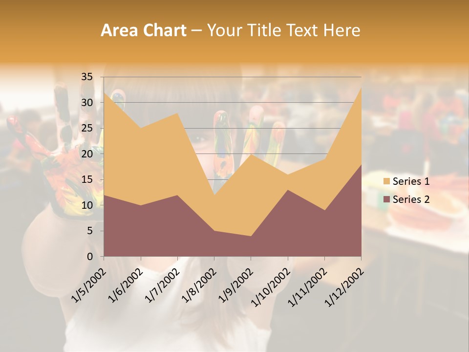 Space Cheerful Preschooler PowerPoint Template