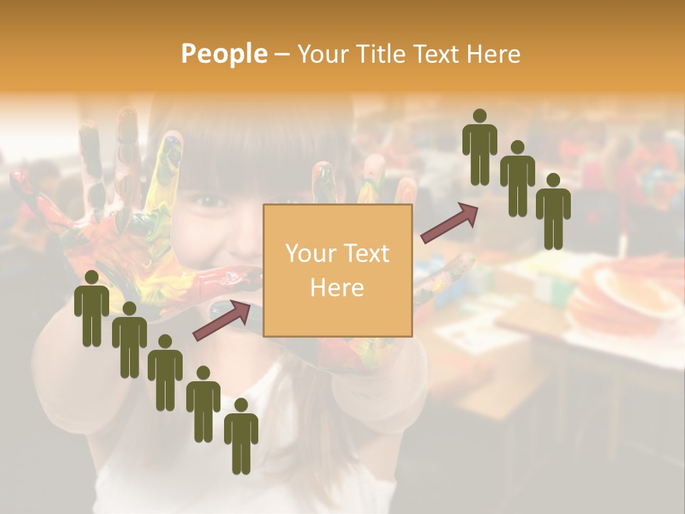 Space Cheerful Preschooler PowerPoint Template