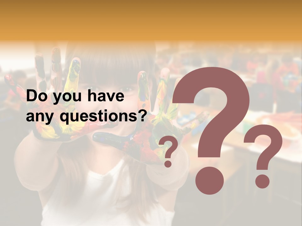 Space Cheerful Preschooler PowerPoint Template