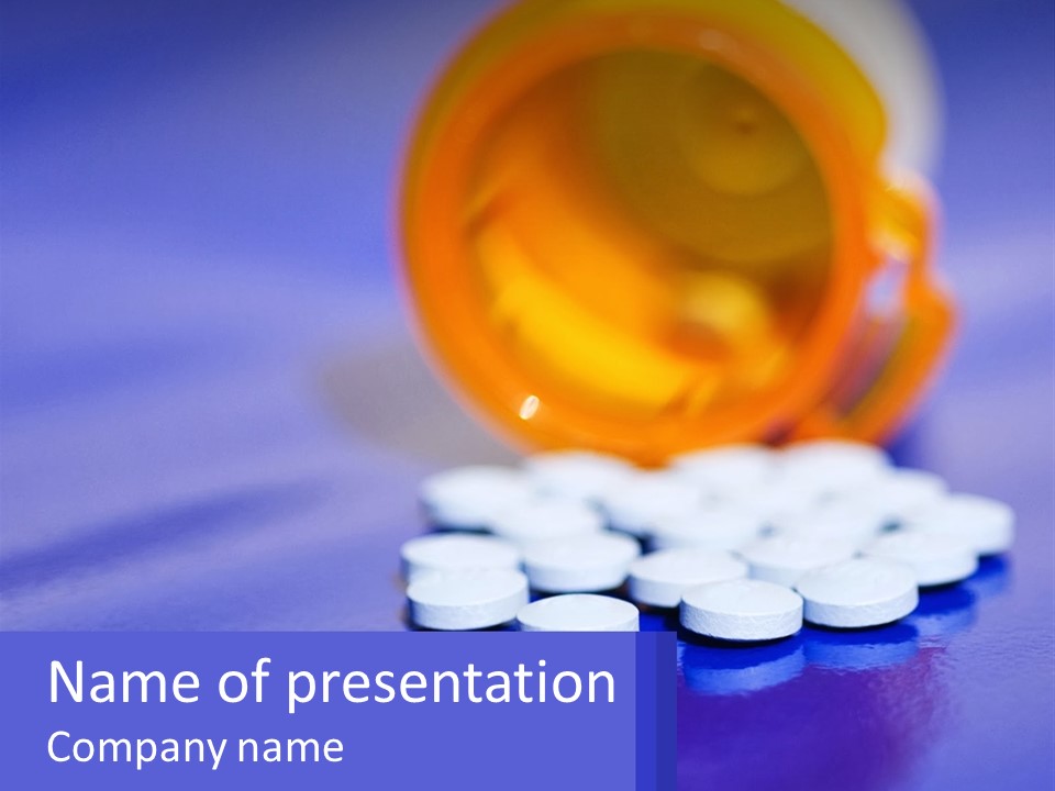 Tablets Prevention Dosage PowerPoint Template