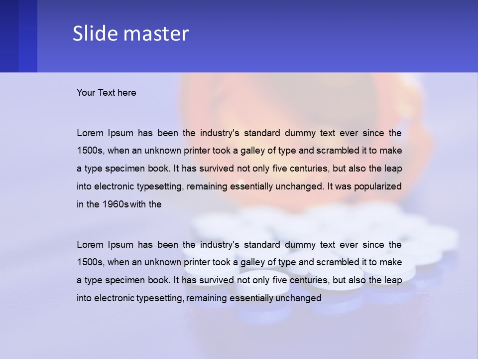 Tablets Prevention Dosage PowerPoint Template