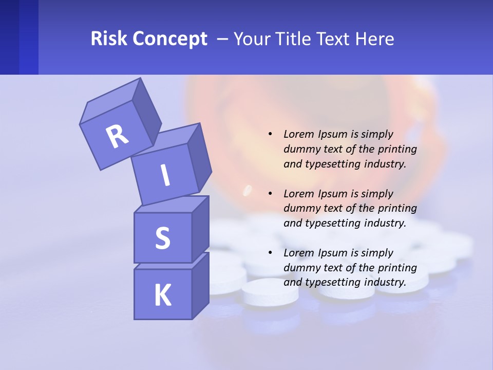 Tablets Prevention Dosage PowerPoint Template