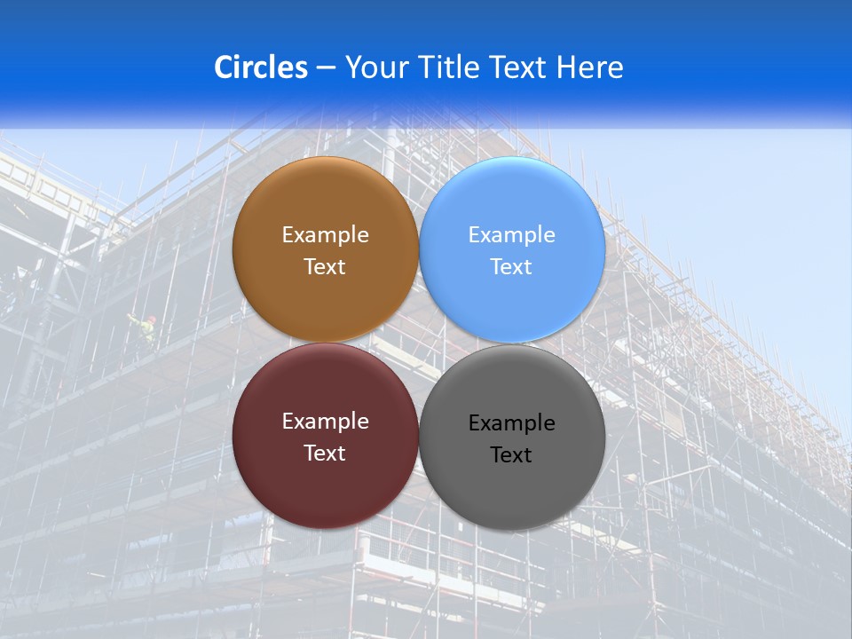 Commercial Block Ladder PowerPoint Template