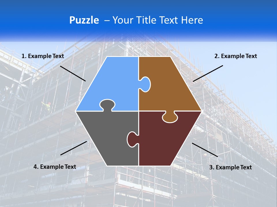 Commercial Block Ladder PowerPoint Template