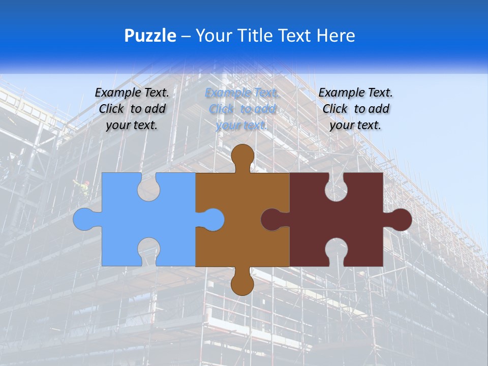 Commercial Block Ladder PowerPoint Template