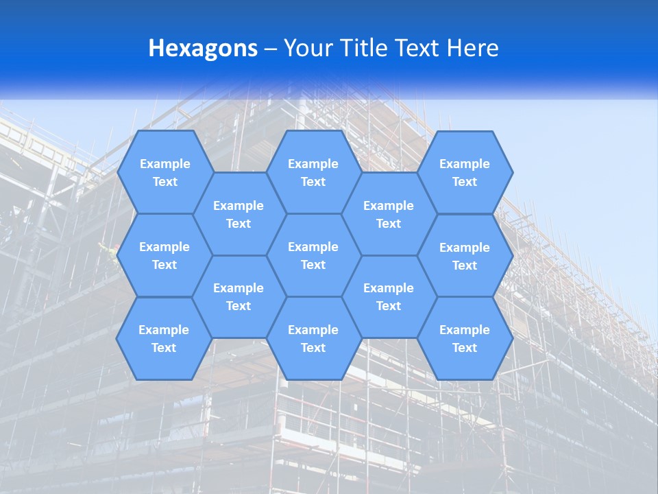 Commercial Block Ladder PowerPoint Template