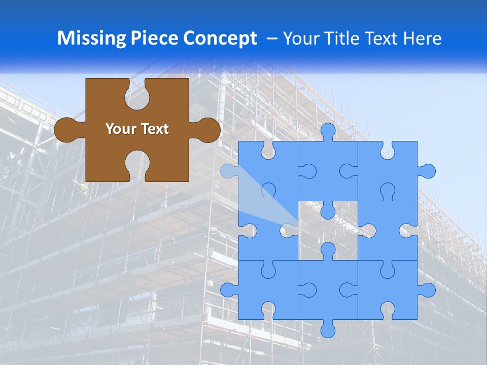 Commercial Block Ladder PowerPoint Template