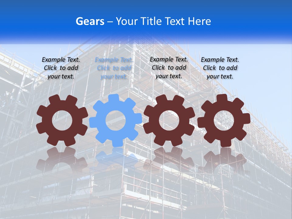 Commercial Block Ladder PowerPoint Template