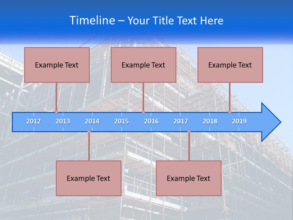 Commercial Block Ladder PowerPoint Template