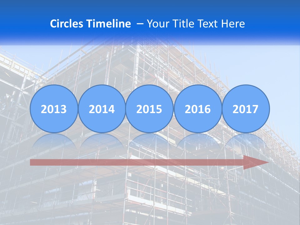 Commercial Block Ladder PowerPoint Template