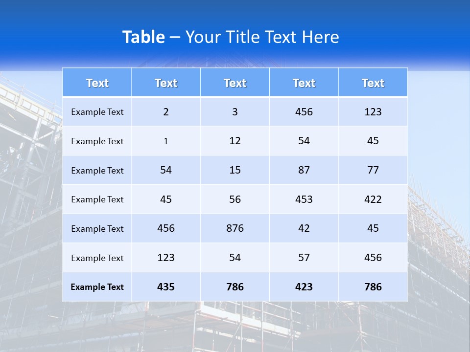 Commercial Block Ladder PowerPoint Template