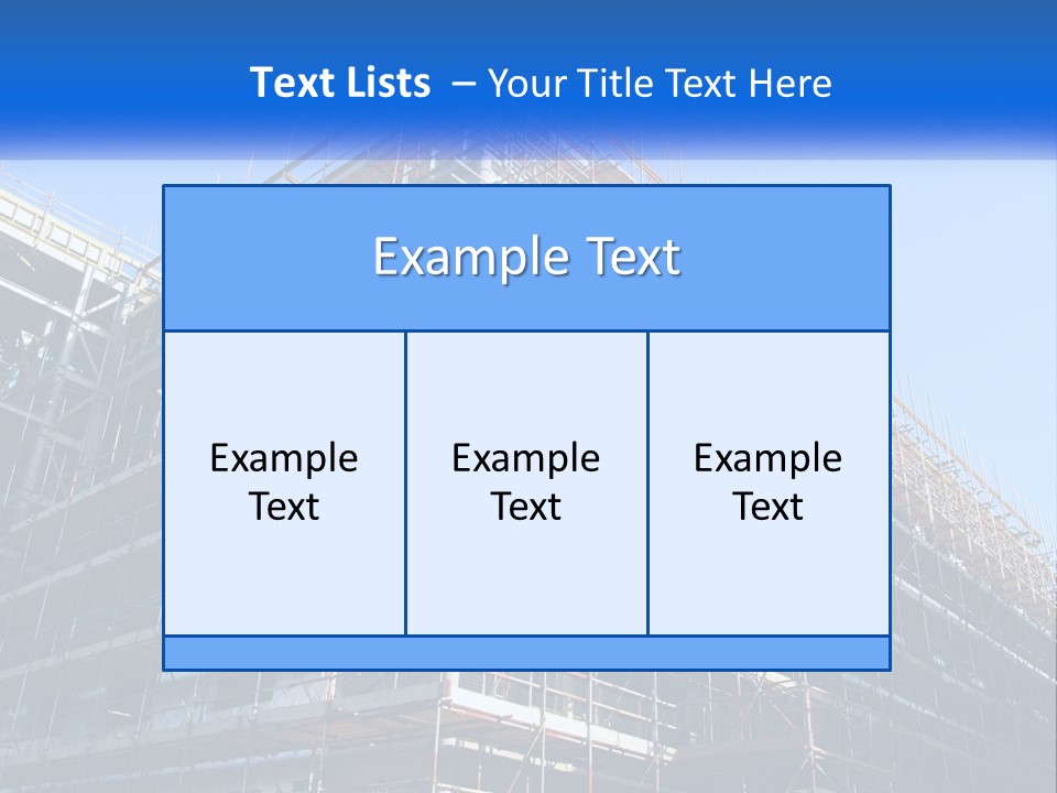 Commercial Block Ladder PowerPoint Template