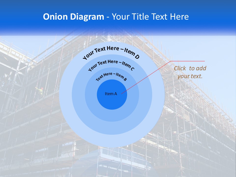Commercial Block Ladder PowerPoint Template