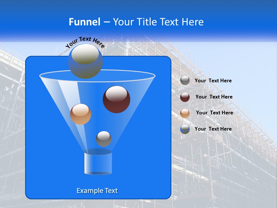 Commercial Block Ladder PowerPoint Template