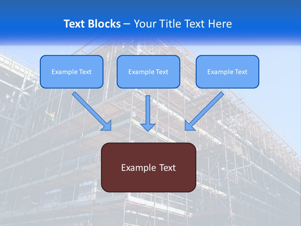 Commercial Block Ladder PowerPoint Template
