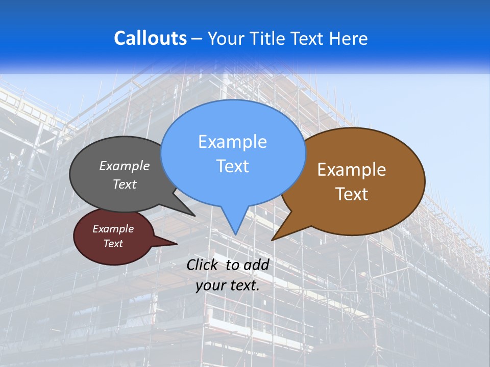 Commercial Block Ladder PowerPoint Template