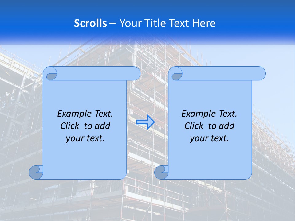 Commercial Block Ladder PowerPoint Template