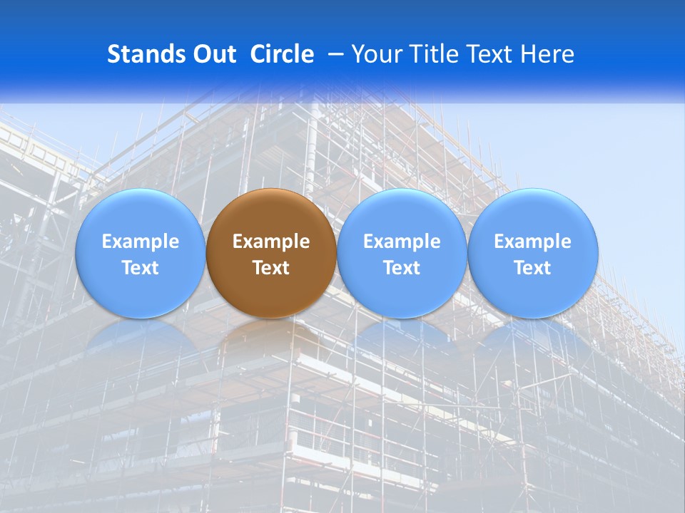 Commercial Block Ladder PowerPoint Template