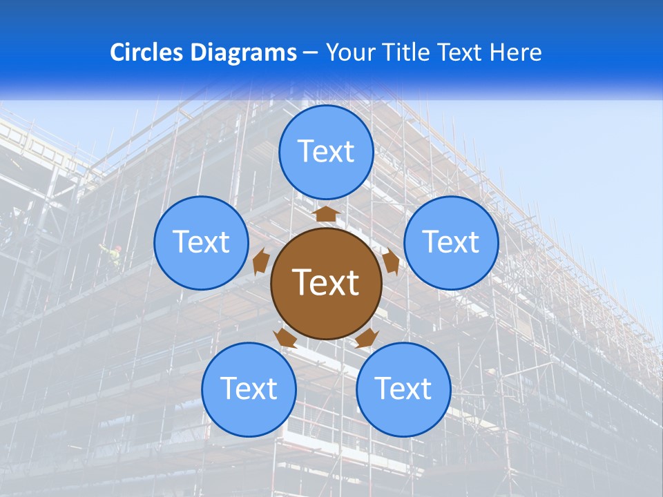 Commercial Block Ladder PowerPoint Template