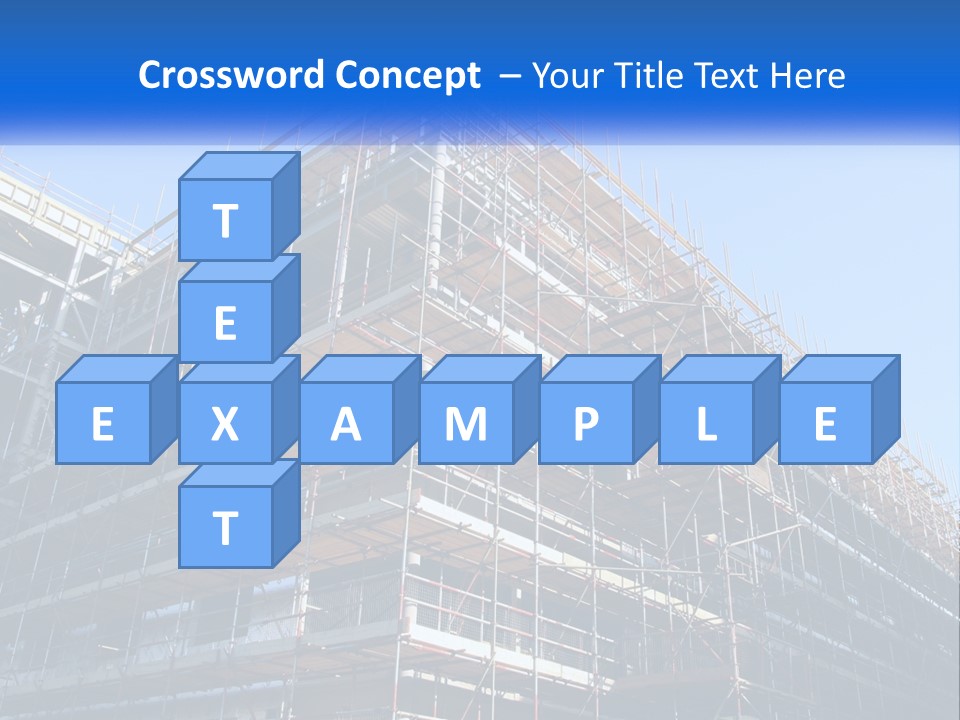 Commercial Block Ladder PowerPoint Template