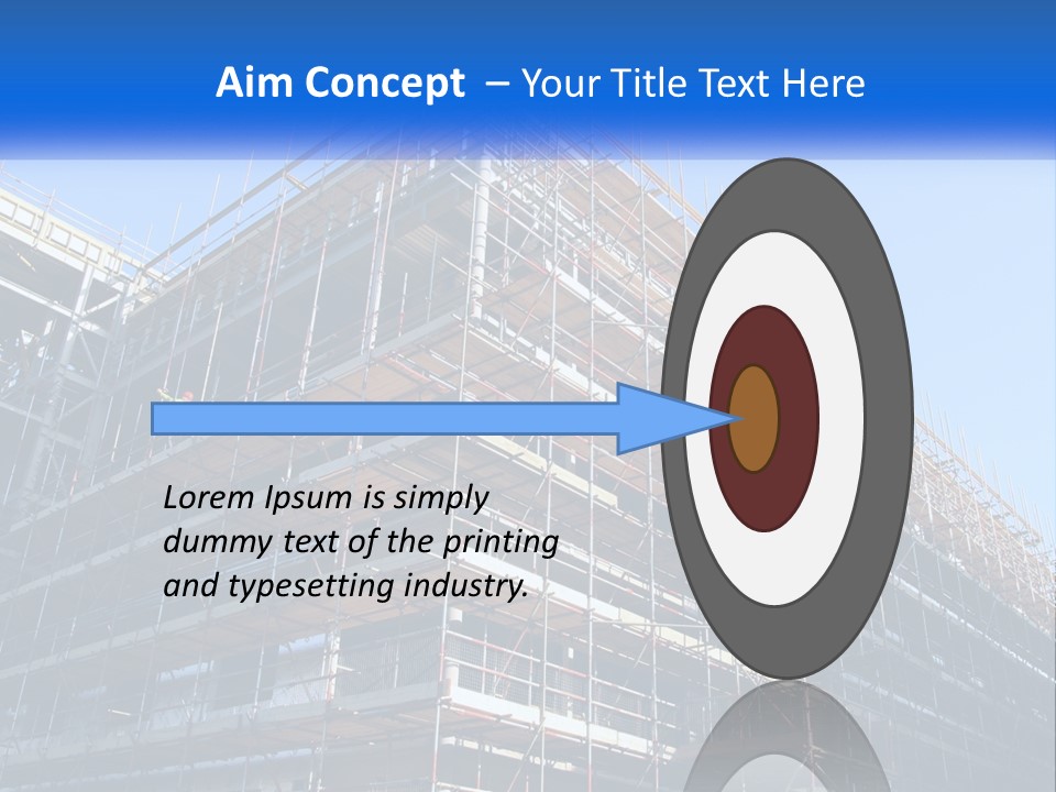 Commercial Block Ladder PowerPoint Template