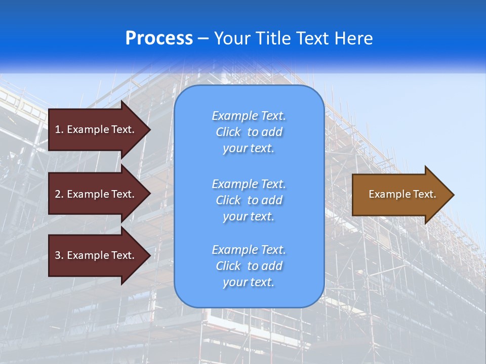 Commercial Block Ladder PowerPoint Template
