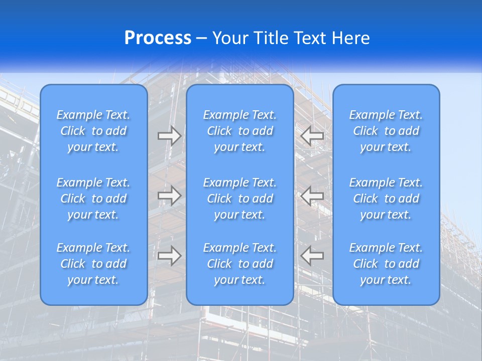 Commercial Block Ladder PowerPoint Template