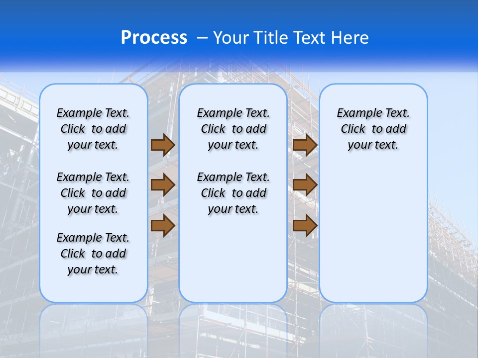 Commercial Block Ladder PowerPoint Template