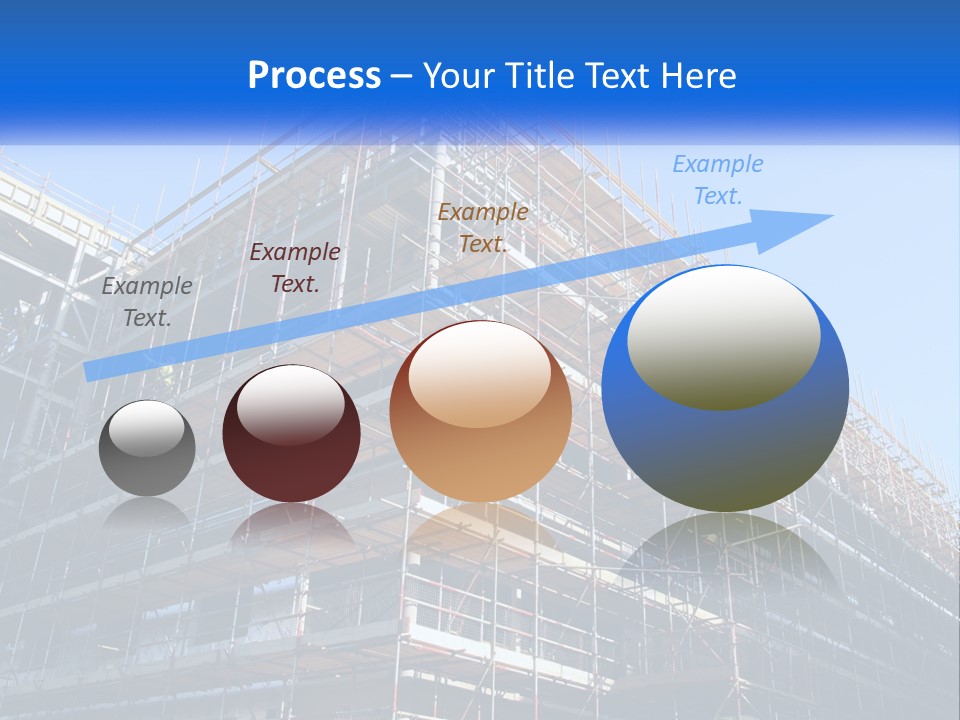 Commercial Block Ladder PowerPoint Template