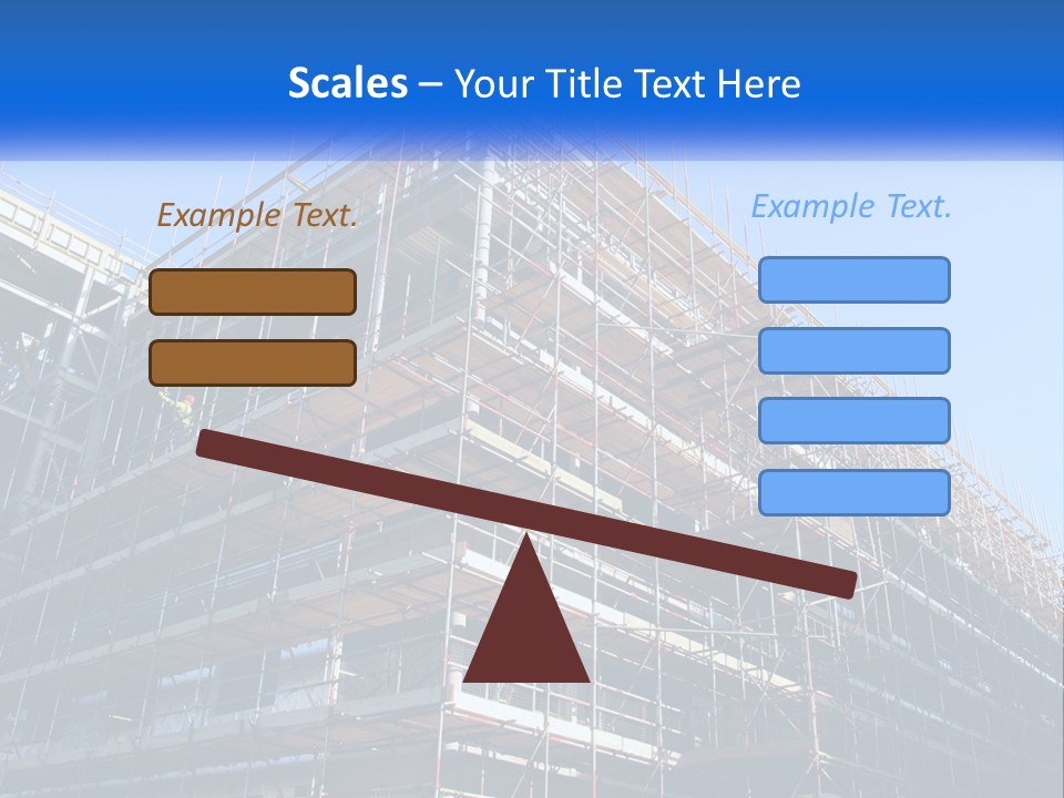 Commercial Block Ladder PowerPoint Template