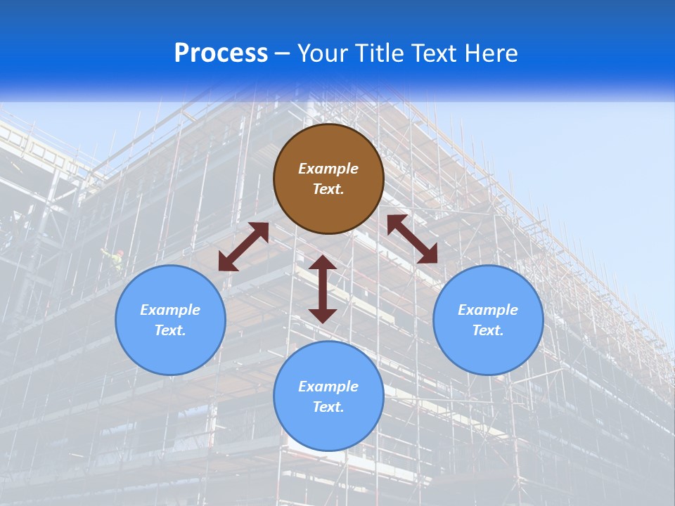 Commercial Block Ladder PowerPoint Template