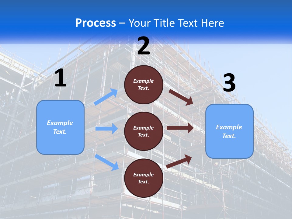 Commercial Block Ladder PowerPoint Template
