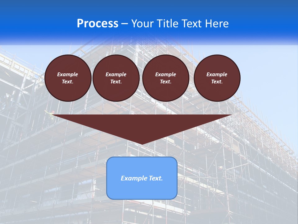 Commercial Block Ladder PowerPoint Template