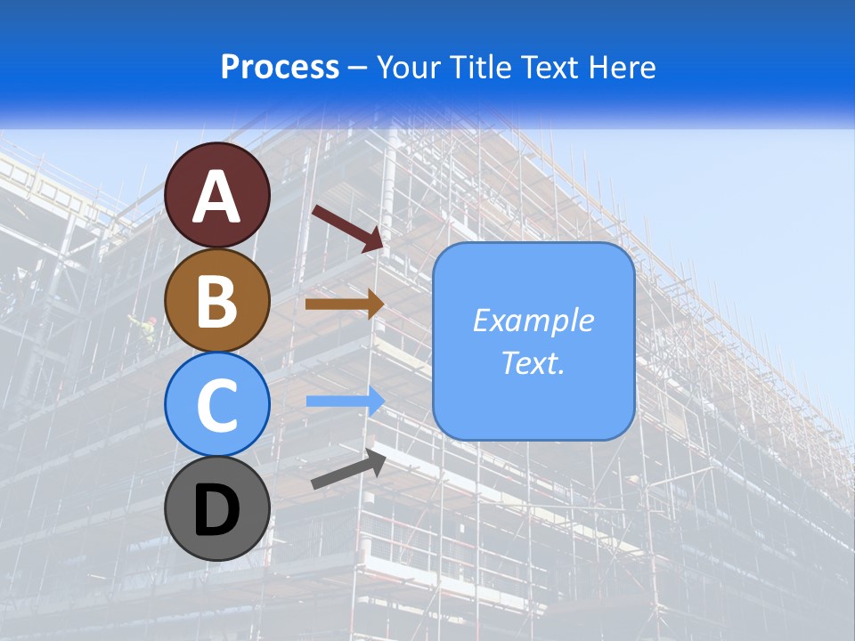 Commercial Block Ladder PowerPoint Template