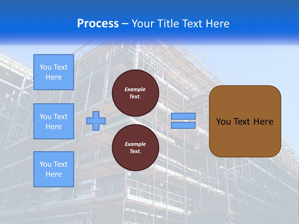 Commercial Block Ladder PowerPoint Template