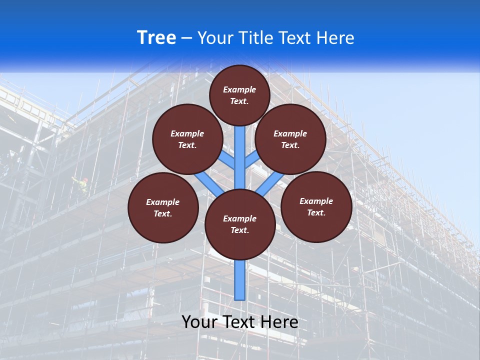 Commercial Block Ladder PowerPoint Template