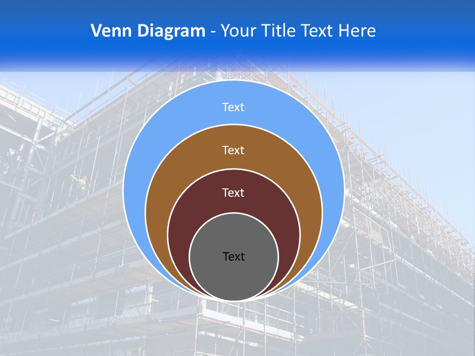 Commercial Block Ladder PowerPoint Template