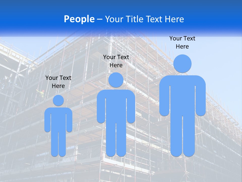 Commercial Block Ladder PowerPoint Template