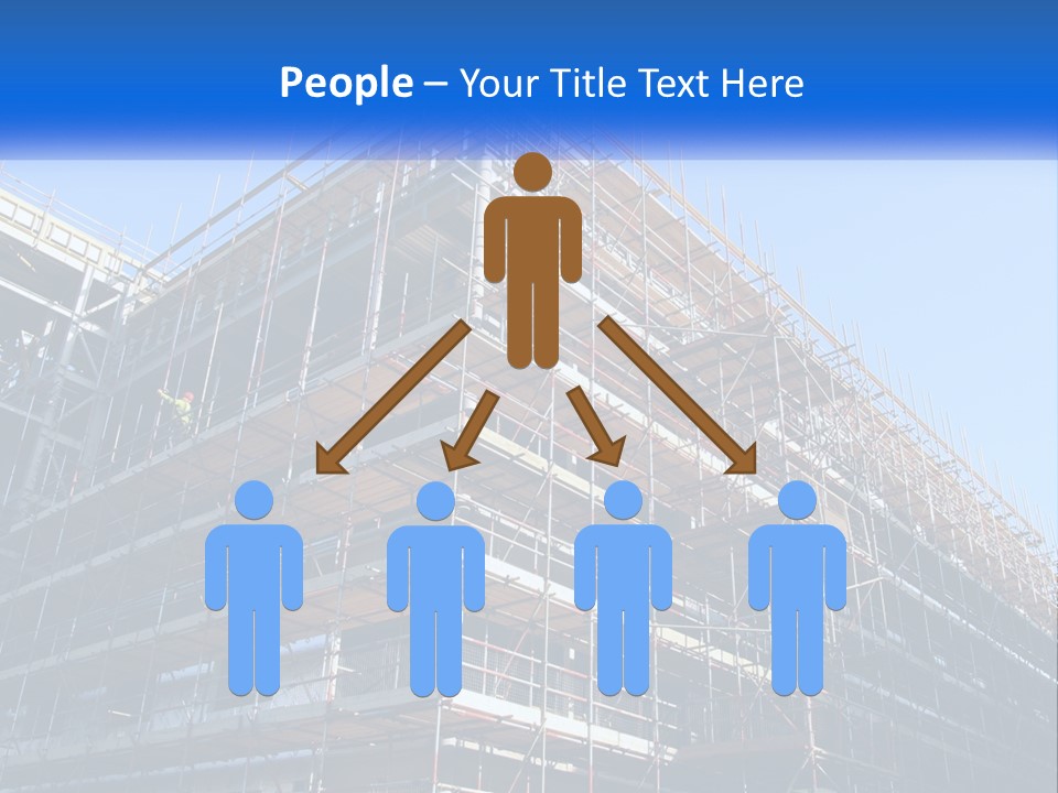Commercial Block Ladder PowerPoint Template